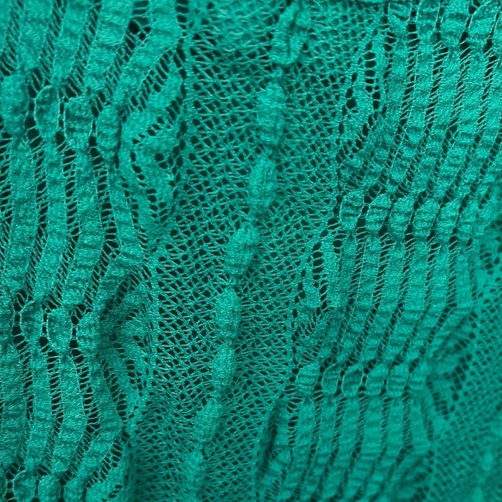 Women’s Plus Rabbit Rabbit Rabbit Dress Green Lace Fit & Flare Midi Flutter 14W - Picture 3 of 8